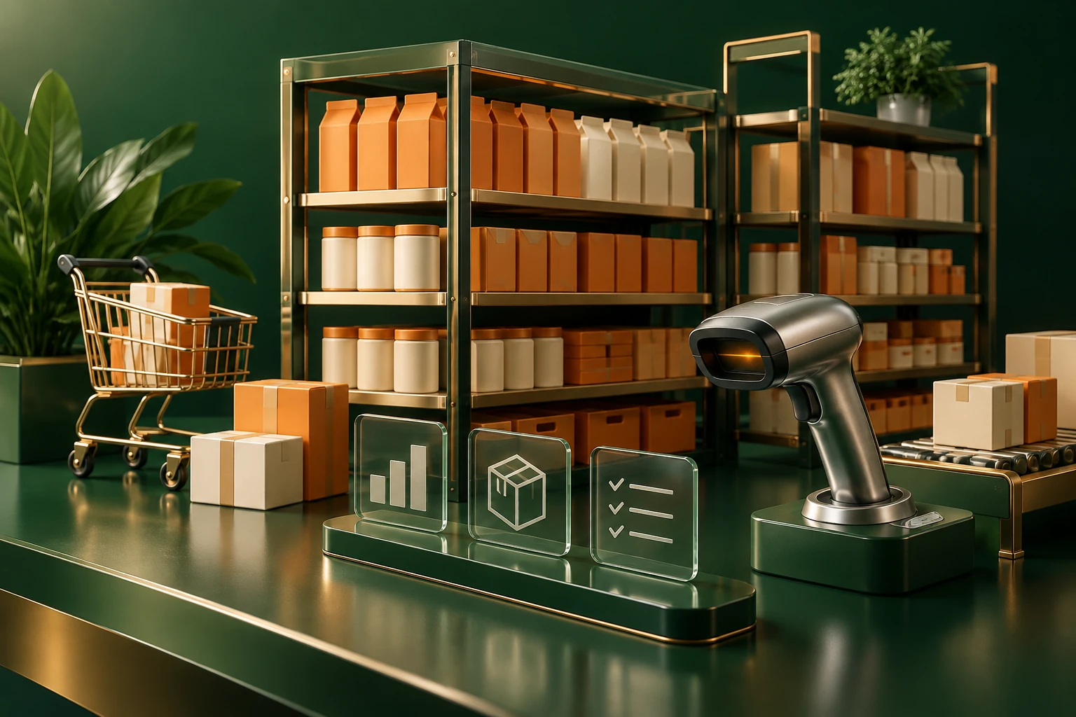 Illustrative artwork for StockLens ERP